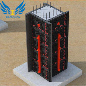 Modular Retaining Plasitic Column Formwork Para sa Reusable Building Formwork