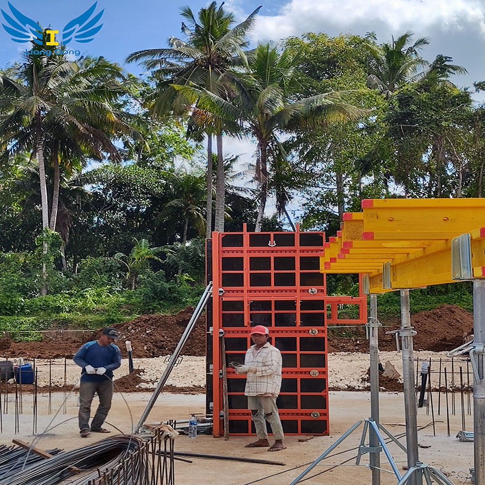 Customized Reusable 65 Steel Frame Formwork para sa Concrete Walls and Column