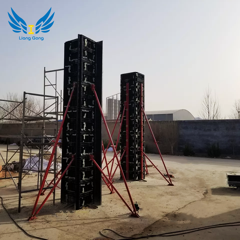 Modular Retaining Plasitic Column Formwork Para sa Reusable Building Formwork