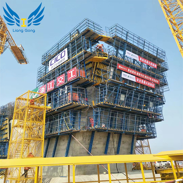 China Manufacturer Lianggong Hydraulic Self-Climbing Formwork System para sa mga Chimney, Towers, at High-Rise Buildings