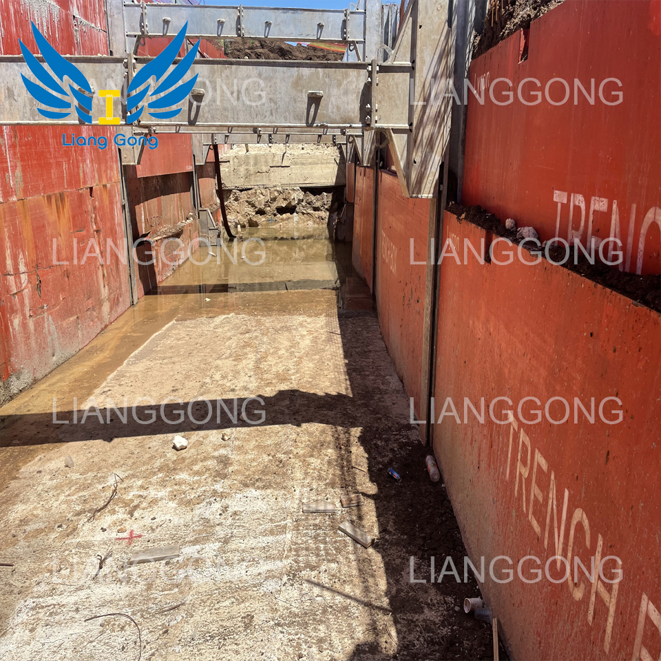 Lianggong Lightweight Steel Trench Shoring Box Manhole Box