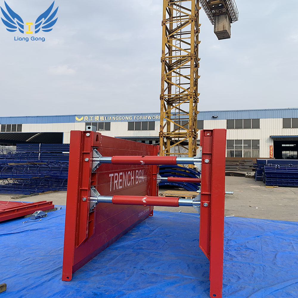 Customized Trench Box China Manufacturer Shoring Formwork para sa Konstruksyon ng Paghuhukay