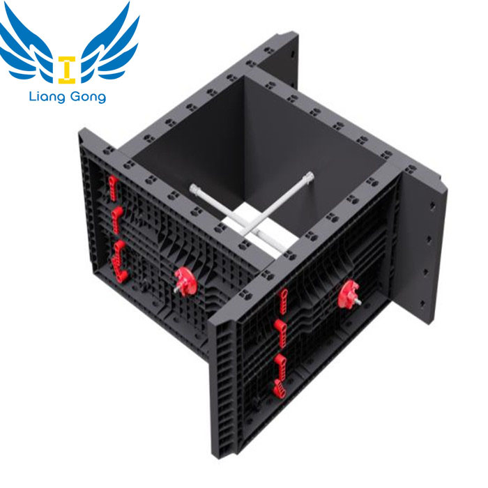 Modular Retaining Plasitic Column Formwork Para sa Reusable Building Formwork