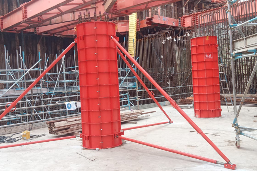 Ang Industriya ng Konstruksyon ng Singapore ay Lumiko sa Lianggong para sa Mahusay na Mga Solusyon sa Formwork ng Column na Bakal